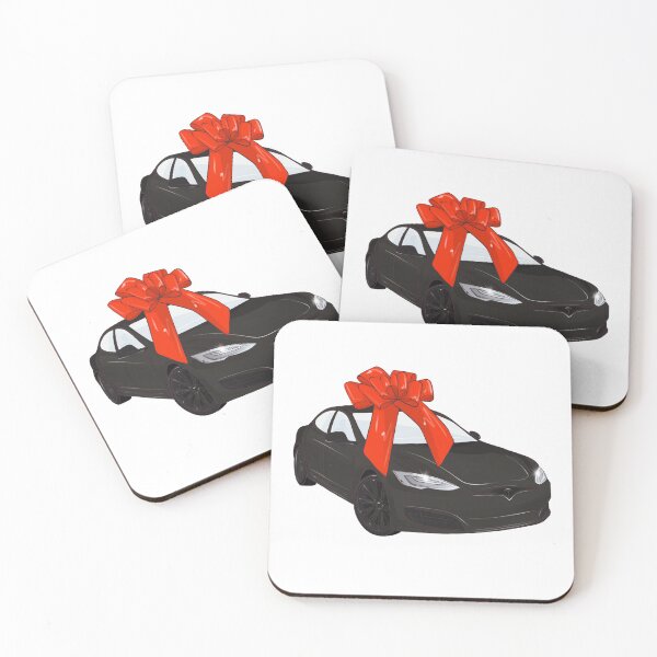 Item preview, Gift car with red bow holiday present designed and sold by Milatoo.