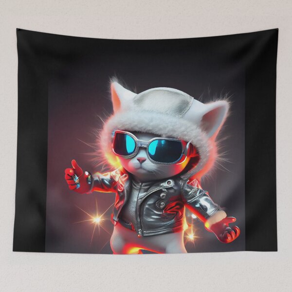 Item preview, Cute Cosmic Cat - Anime Art design designed and sold by AlNoah.