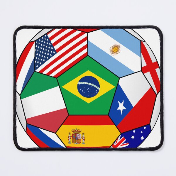 Item preview, Soccer with various flags - Brazil 2014 designed and sold by siloto.