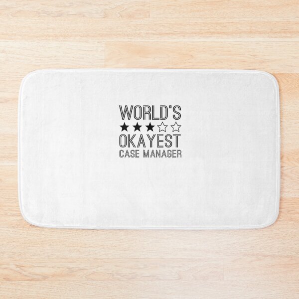 Item preview, Worlds Okayest Case Manager Funny Case Manager Premium T-Shirt designed and sold by shop   luisant.