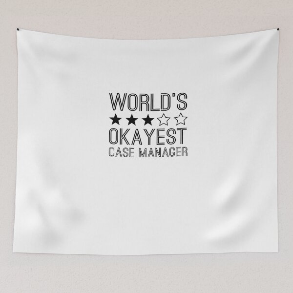 Item preview, Worlds Okayest Case Manager Funny Case Manager Premium T-Shirt designed and sold by shop   luisant.
