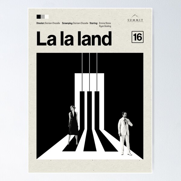 Item preview, la la land minimalist poster designed and sold by celsoverso.