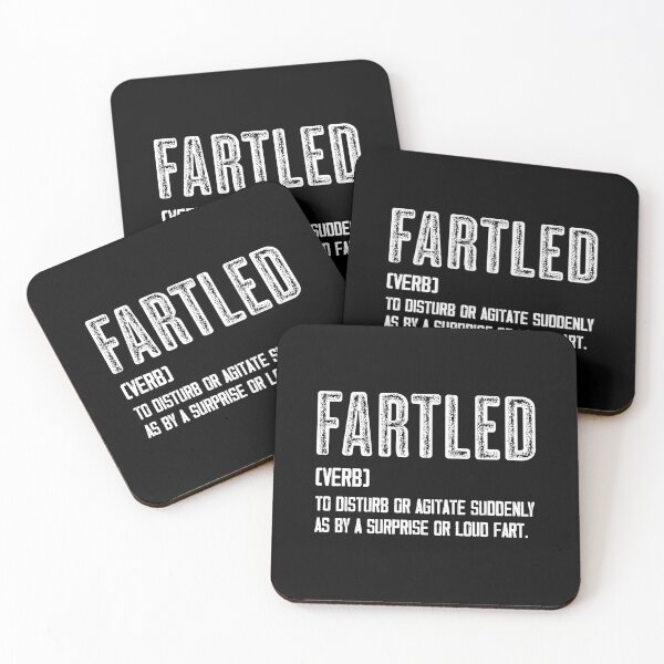 Item preview, Fartled -Meaning Vintage White Text designed and sold by Whimsical  Thinker.
