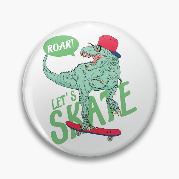 Item preview, Roar Lets Skate Cool Dino Saurus Graphic Design designed and sold by zoripet Store.