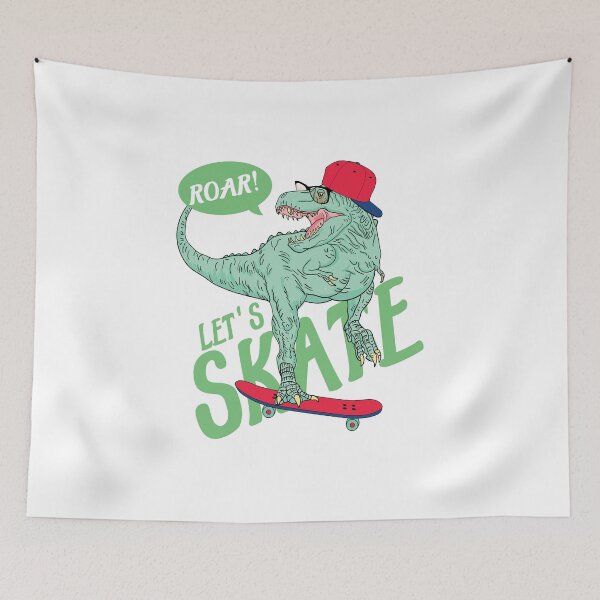 Item preview, Roar Lets Skate Cool Dino Saurus Graphic Design designed and sold by zoripet Store.