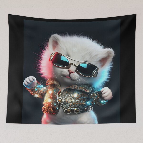 Item preview, Cute Cosmic Cat - Anime Art design designed and sold by AlNoah.
