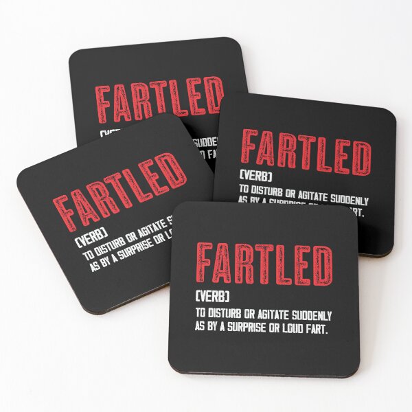 Item preview, Fartled - Meaning Vintage Look Text designed and sold by Whimsical  Thinker.