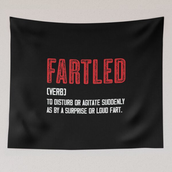 Item preview, Fartled - Meaning Vintage Look Text designed and sold by Whimsical  Thinker.