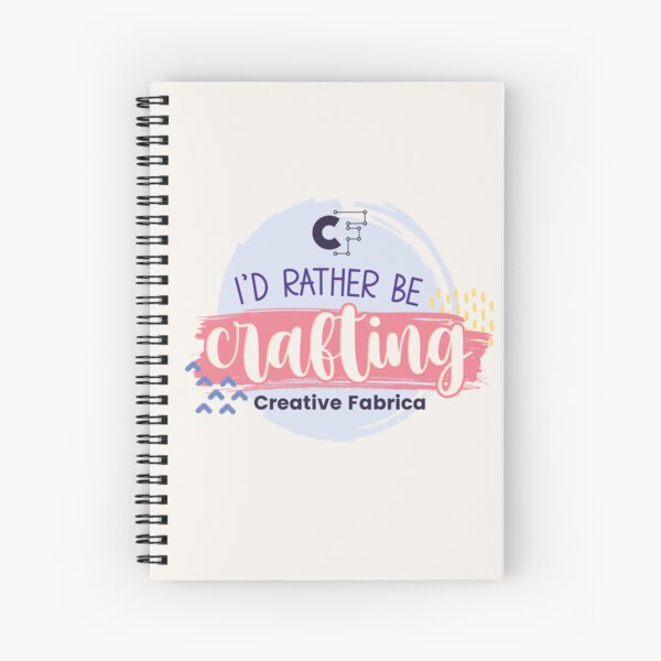 Item preview, Creative Fabrica "I'd Rather be Crafting" Quote designed and sold by CFMerch.