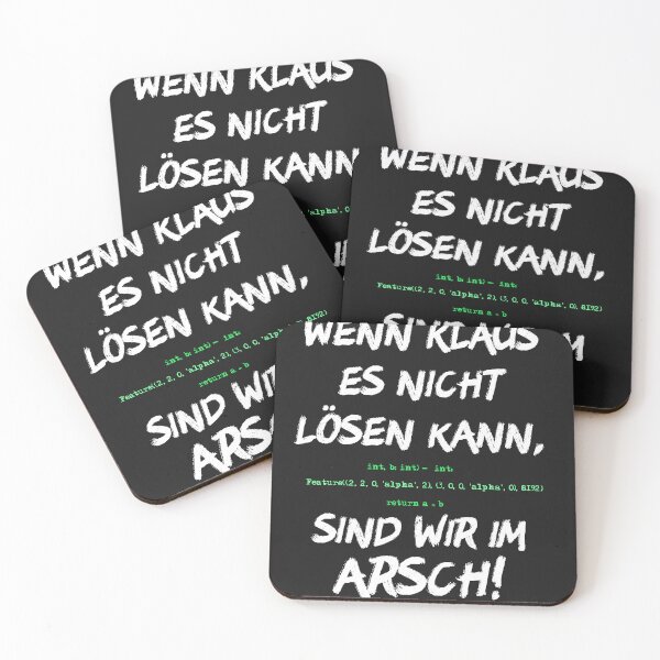 Item preview, if klaus can't solve it, we're screwed designed and sold by theherbst131313.