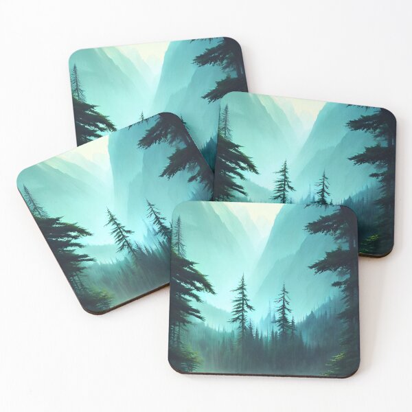 Item preview, Nature Forest River Landscape designed and sold by Trendy-Now.