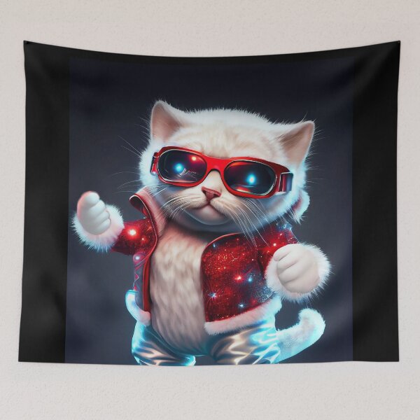 Item preview, Cute Cosmic Cat - Anime Art design designed and sold by AlNoah.