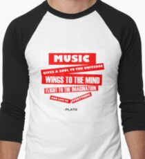 MUSIC Men's Baseball ¾ T-Shirt