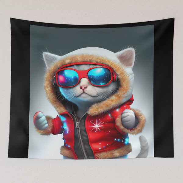 Item preview, Cute Cosmic Cat - Anime Art design designed and sold by AlNoah.