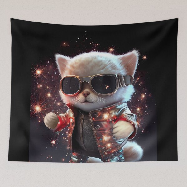 Item preview, Cute Cosmic Cat - Anime Art design designed and sold by AlNoah.