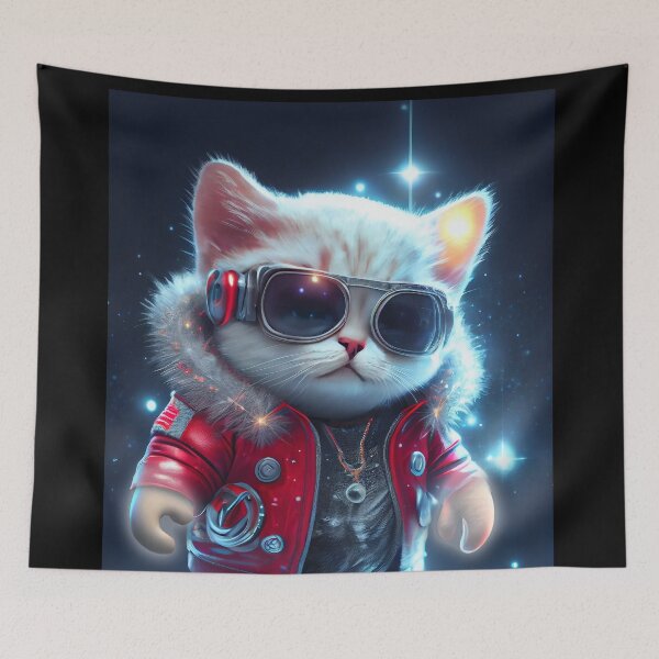 Item preview, Cute Cosmic Cat - Anime Art design designed and sold by AlNoah.