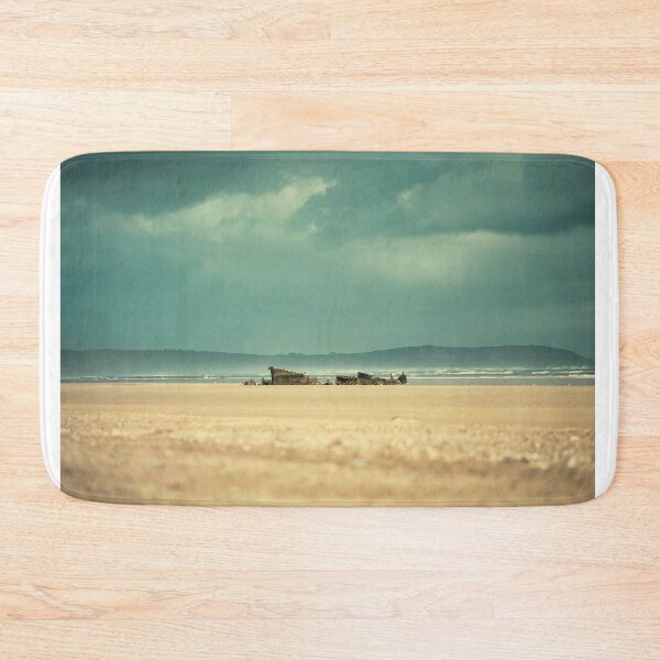 Item preview, The shipwreck of the Irish Trader, on the beach at Baltray on Irish Sea coast designed and sold by Marcin W Photography.