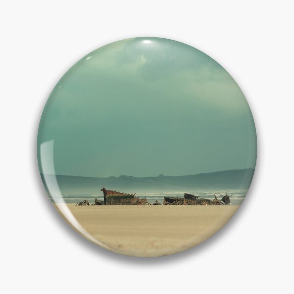 Item preview, The shipwreck of the Irish Trader, on the beach at Baltray on Irish Sea coast designed and sold by Marcin W Photography.