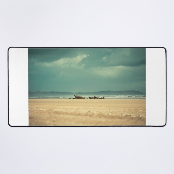 Item preview, The shipwreck of the Irish Trader, on the beach at Baltray on Irish Sea coast designed and sold by Marcin W Photography.