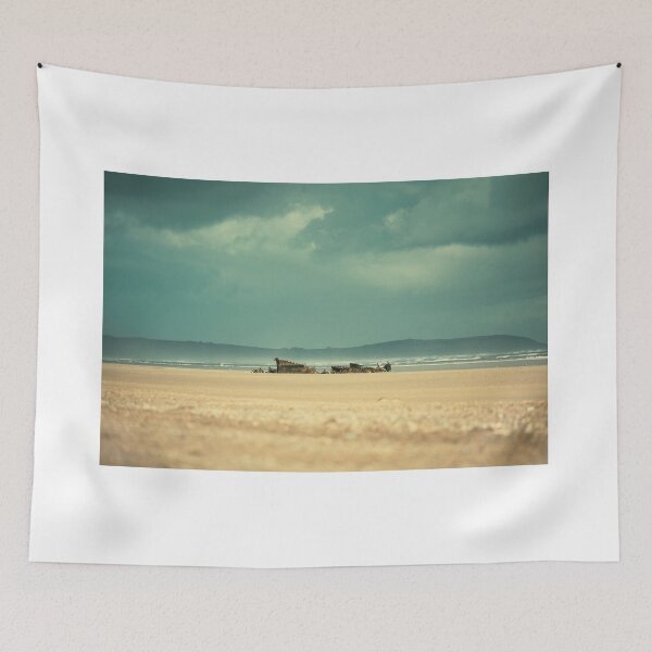 Item preview, The shipwreck of the Irish Trader, on the beach at Baltray on Irish Sea coast designed and sold by Marcin W Photography.