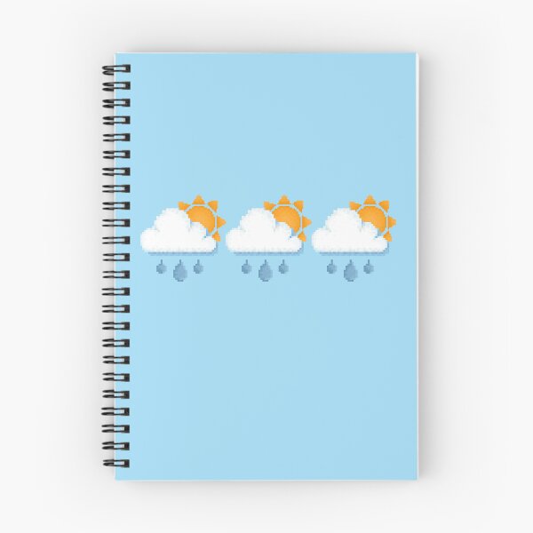 Item preview, Retro Sunny Rain cloud Pixel Design designed and sold by 8BitTrip.