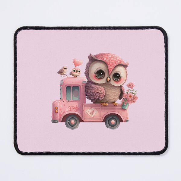 Item preview, Cute Pink Valentine Owl, gift for owl lover, I’ll Owl ways love you, owl Valentine, coffee valentine designed and sold by Mumzy2many.