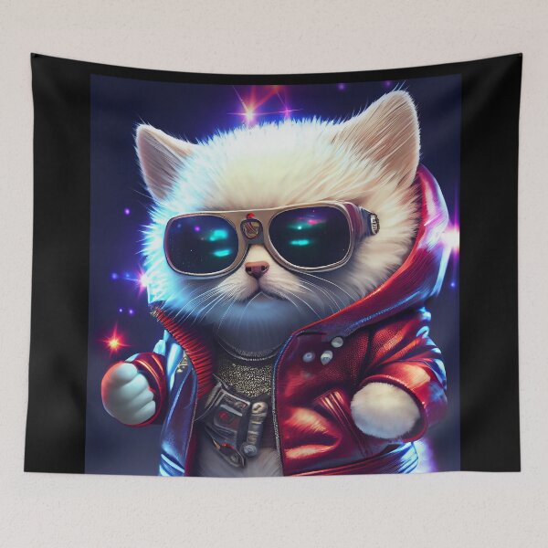 Item preview, Cute Cosmic Cat - Anime Art design designed and sold by AlNoah.