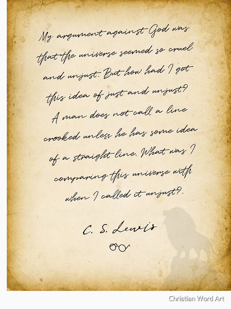 cs lewis quote, My argument was by BWDESIGN