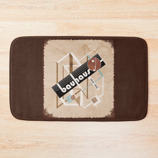 Item preview, Vintage Worn Out Bauhaus Abstract Artwork Geometric Composition I original design designed and sold by paragonDesign28.