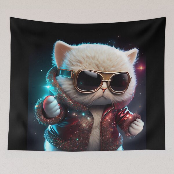 Item preview, Cute Cosmic Cat - Anime Art design designed and sold by AlNoah.
