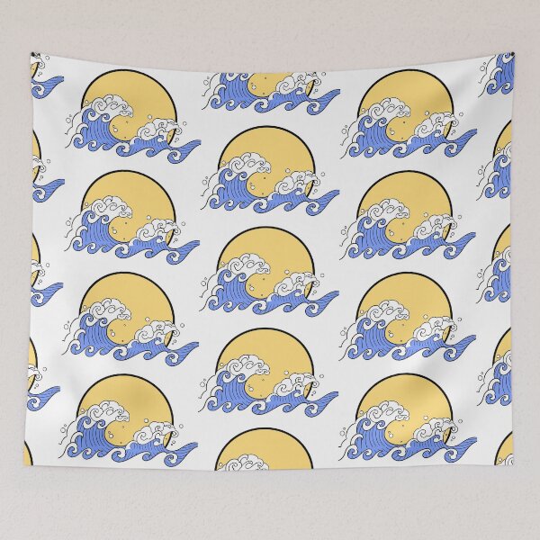 Item preview, japanese wave designed and sold by FrenchDoodle.