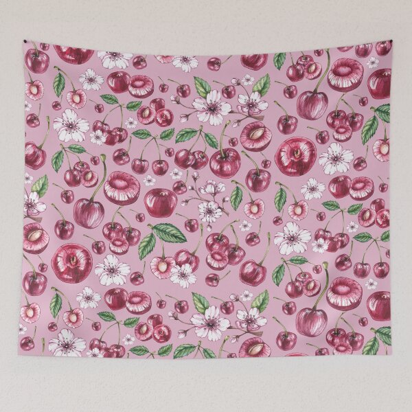Item preview, Vintage Cherry Pattern Retro Collection designed and sold by Yourfavshop600.