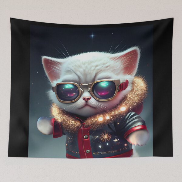 Item preview, Cute Cosmic Cat - Anime Art design designed and sold by AlNoah.