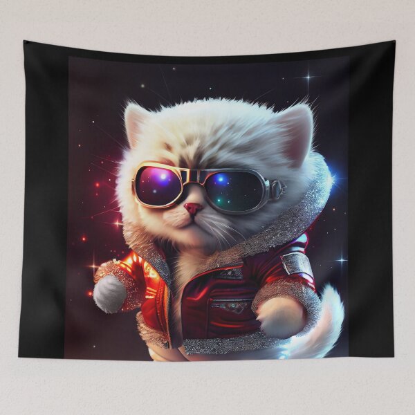 Item preview, Cute Cosmic Cat - Anime Art design designed and sold by AlNoah.