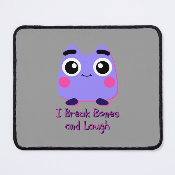 Item preview, I Break Bones And Laugh Cute Cartoon Big Eyes Ironic Design designed and sold by IronicBGear.