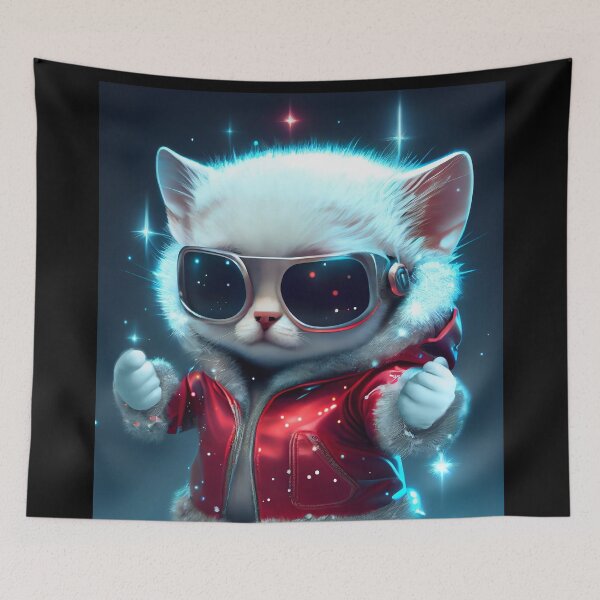 Item preview, Cute Cosmic Cat - Anime Art design designed and sold by AlNoah.