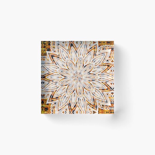 Item preview, White Sunflower on Sunflower Repeat from my Garden  designed and sold by Kristi Duggins.
