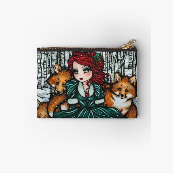 Item preview, Whimsical Wintery Nature Scene Fantasy Art designed and sold by hannahlynnart.