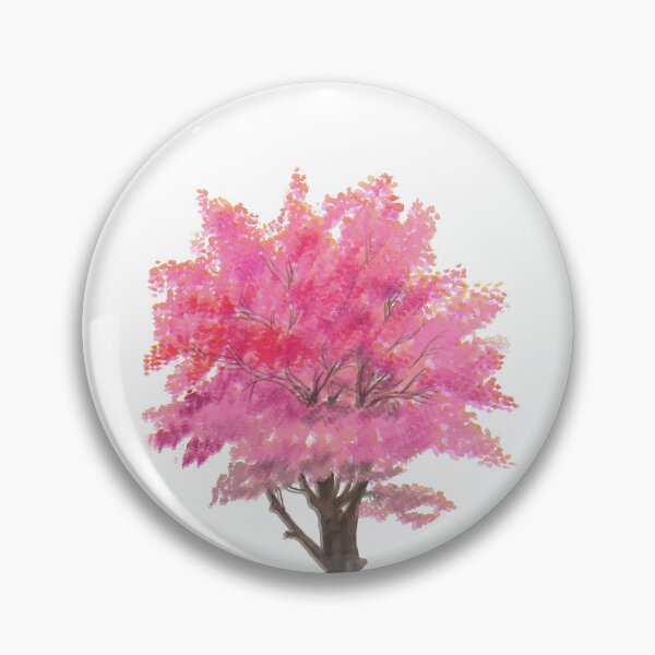 Item preview, Beautiful Pink Cherry Blossom Tree Aesthetic With Cute Little Birds designed and sold by Flowerartlovers.