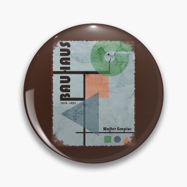 Item preview, Vintage Worn Out Bauhaus Minimalist Artwork Geometric Composition H original design designed and sold by paragonDesign28.