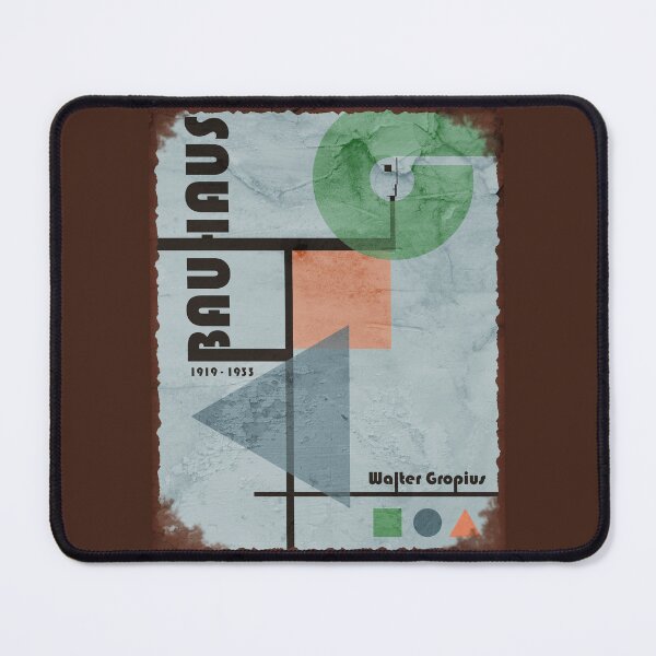 Item preview, Vintage Worn Out Bauhaus Minimalist Artwork Geometric Composition H original design designed and sold by paragonDesign28.