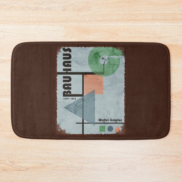 Item preview, Vintage Worn Out Bauhaus Minimalist Artwork Geometric Composition H original design designed and sold by paragonDesign28.
