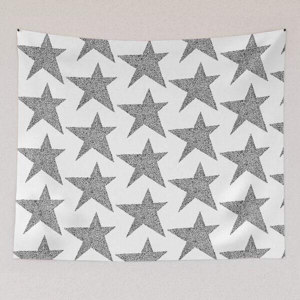 Item preview, Star line art doodle designed and sold by Thereddestblue.