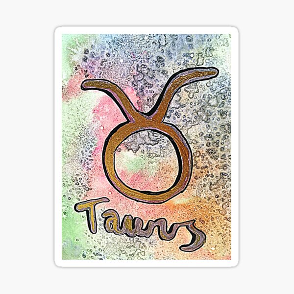 Taurus, astrology, zodiac, star sign, horoscope Sticker
