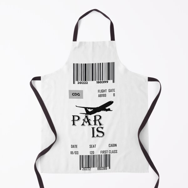 Item preview, PARIS flight ticket boarding pass travel designed and sold by SeniorPrint99.