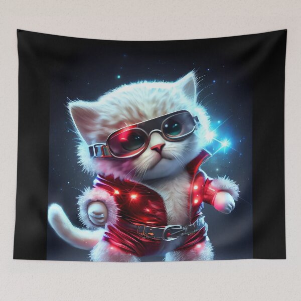 Item preview, Cute Cosmic Cat - Anime Art design designed and sold by AlNoah.