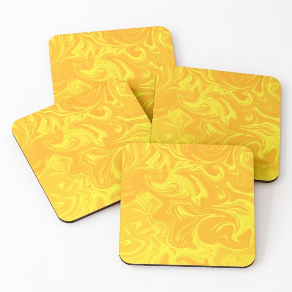 Item preview, Marble Liquid Pattern, Yellow Watercolor 3 designed and sold by Janzay.