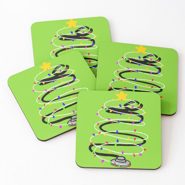 Item preview, Green Christmas stethoscope designed and sold by Mermaidssparkle.