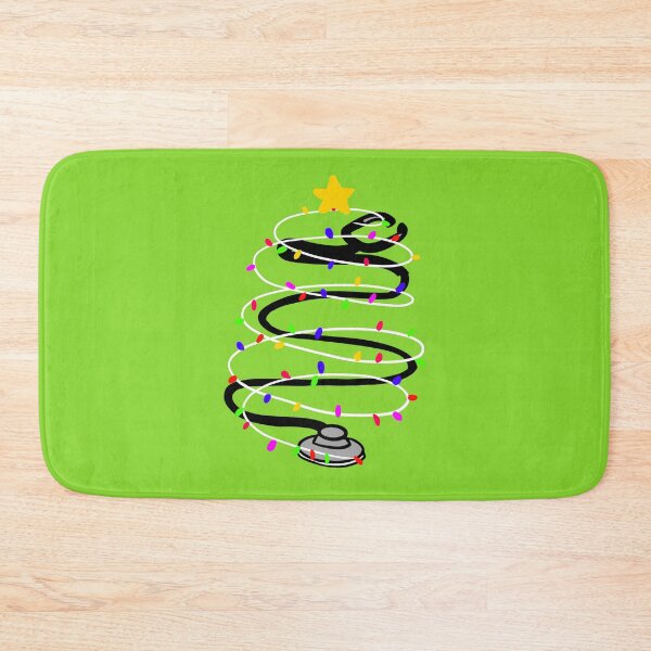 Item preview, Green Christmas stethoscope designed and sold by Mermaidssparkle.