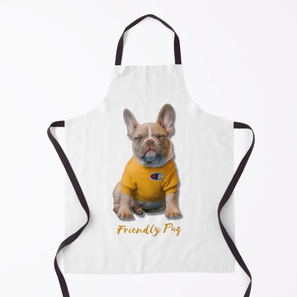 Item preview, Friendly Pug designed and sold by MerchGiants.